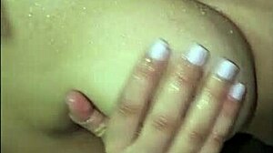 Mature invites me to bathroom for anal and squirting