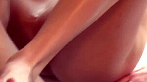 blonde teen handles shower with big cock handjob and cumshot facial