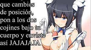 Hestia Guides You Through Jerk Off Instructions in Spanish Language