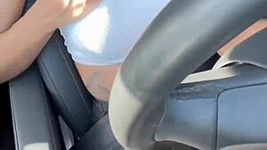 she strips naked in traffic for fun
