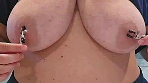 Screamscene - playing with my huge natural tits