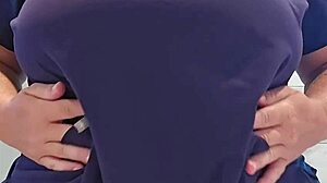 Screamscene - playing with my huge natural tits