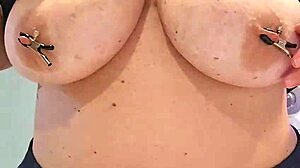 Screamscene - playing with my huge natural tits