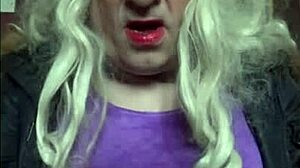 Bisexual crossdresser shares pee taste with lover in public filming