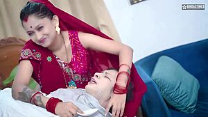Desi Bihari Bhabhi Fucked Three Boys Infront Of Her Husband Double Anal Hindi Audio 😈