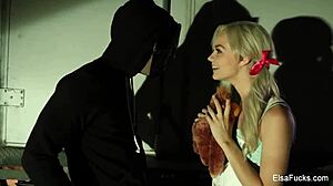 Elsa Jean Fucks Masked Stranger In Hardcore Pussy Action