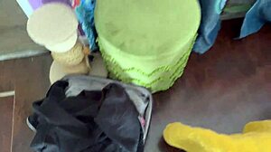 In the hot springs, I replace my stepmom's boyfriend for a taboo adventure