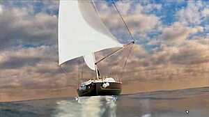 One shot hentai game ep 2 swingers party with ffm and strap dildo lesbian