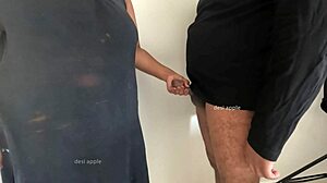 secret handjob caught during massage 😱