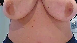 Screamscene - playing with my huge natural tits