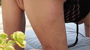 Mature Amateurs Sex In The Garden