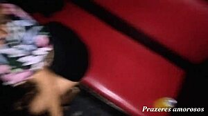 Cuckold allows unprotected fucking in glory hole with stranger at swing house