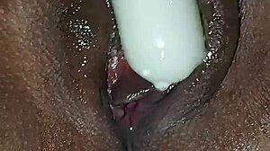 Watch This Slut Masturbate With Her Dildo! She's So Horny And Wet!