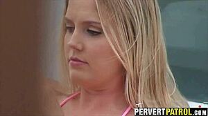 Watch this blonde teen deepthroat in public? Hidden POV spying on her face fucking outdoors.