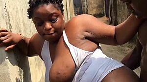 Hardcore Outdoor Sex With Big Tits Neighbor