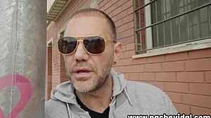 Young beauties captivated by Nacho Vidal's huge cock in casting