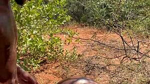 Home made outdoor cream pie with big juicy pussy dripping wet