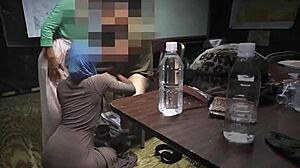 Arab teen 18+ fuck sneaking in the base