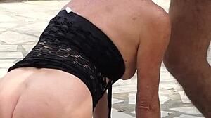 Mature Amateurs Sex In The Garden