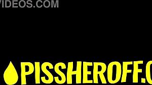 Big Tits Latina Milf Drinks Piss During Sloppy Blowjob Fuck