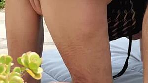 Mature Amateurs Sex In The Garden