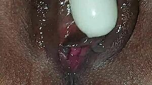 Watch This Slut Masturbate With Her Dildo! She's So Horny And Wet!