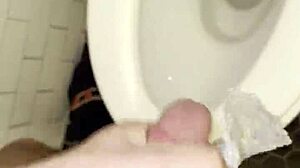 Roommate Left Her Thongs On The Bathroom For Me To Masturbate As Soon As I Saw Them My Dick Got Crazy Hard And Then I Fucked Her Later