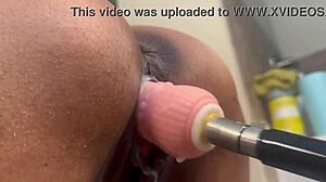 Ebony Pussy Dripping Full Vid on Red Machine