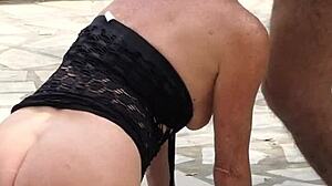 Mature Amateurs Sex In The Garden