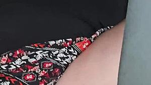 Milf squirt with huge dildo