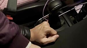 Stranger sucks it on the road