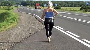 wow, big ass in leather leggings 😘