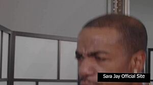 Sara Jay loves bouncing on Mazee's huge cock 😍 so intense!