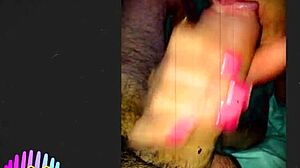 karen is casually sucking dick in this amateur video, using her tongue