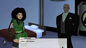 Livewire in Catsuit Performs Intense Dicksucking in DC Comics Cosplay