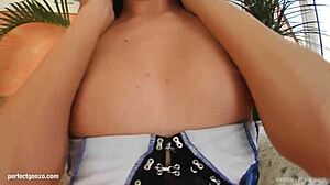 watch noelle gonzo style solo masturbating on give me pink