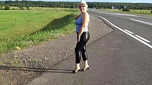 wow, big ass in leather leggings 😘