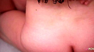 Finger in wet beaver during bath sex thrills lesbians