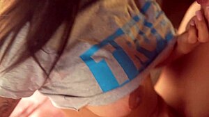 horny stepsister gets railed by big cock big boobs latina cums hard on passionate sex tape