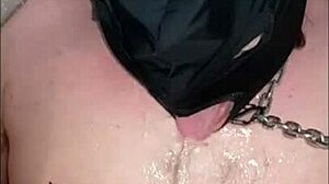 Intense humiliation and golden shower dominate slave