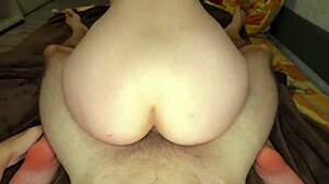 Cums Twice Before Shaking Legs From Fat Cock In Sweet Tight Pussy