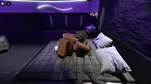 Oh, watch Blanquita get pounded by that massive BBC in the Roblox condo!