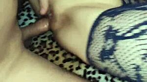 amateur milf gets anal backstage