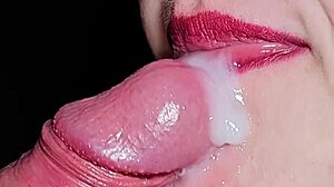 sensation pulsating cum in deepthroat blowjob and creampie