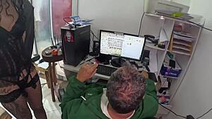 first time with ted in mansion bathroom anal blowjob