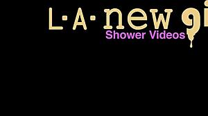 Cute Teen Blonde Takes Shower