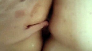 Couple enjoys homemade teen vagina fun