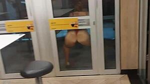 Naked wives at mcdonalds make security beg for sex in drive thru