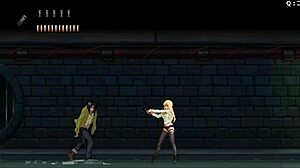 young attractive blonde engages in challenging group game quest part 1 of 3