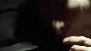 Stranger sucks it on the road